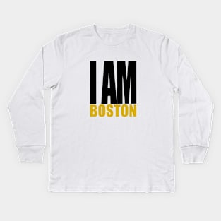 I am Boston Kids Long Sleeve T-Shirt